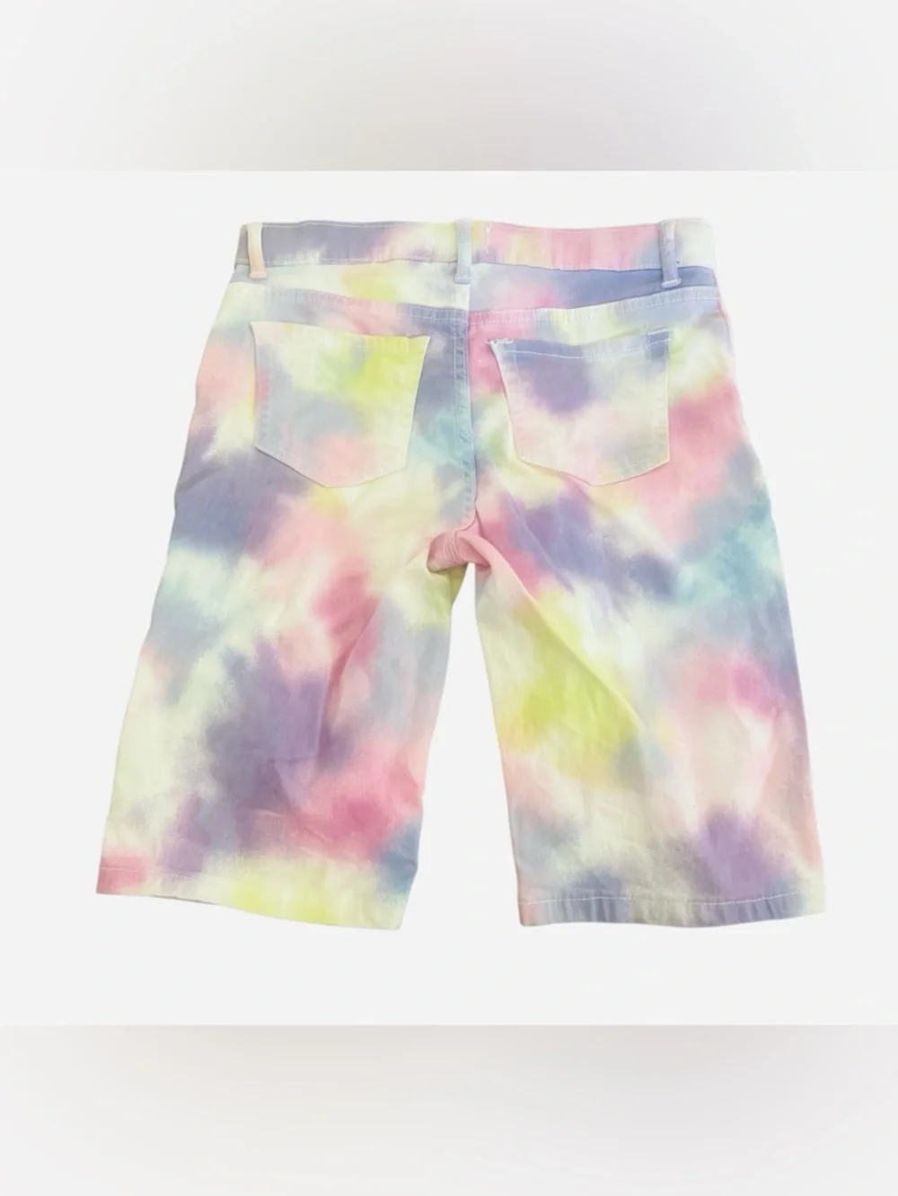 The Children's Place Pastel Tie-Dye Shorts - Pink, Purple, Blue, Yellow